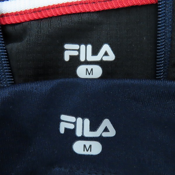 実際に弊社で買取させて頂いた【未使用】FILA/フィラ ハーフジップカットソー/Tシャツ 2点セットの画像 2枚目