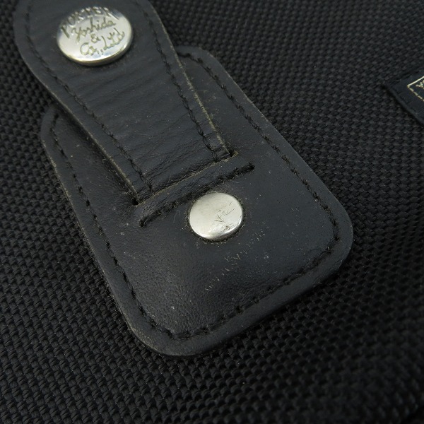 実際に弊社で買取させて頂いたPORTER/ポーター フラップ ショルダーバッグ ブラックの画像 7枚目
