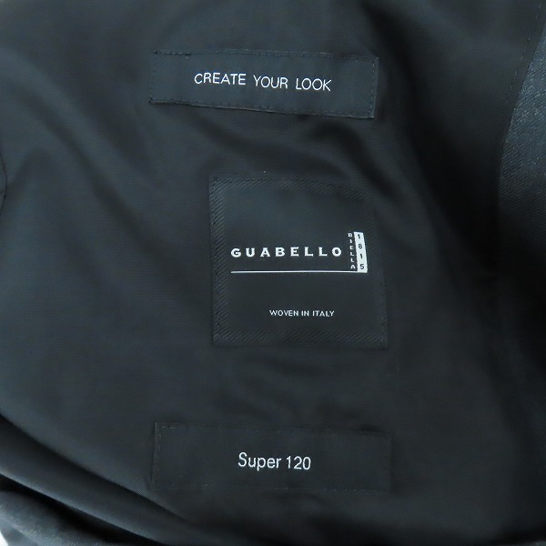 実際に弊社で買取させて頂いた【JPタグ】HUGO BOSS/ヒューゴボス /グアベロ 2B テーラードジャケット/ベスト/スラックス 3ピース スーツ セットアップ/48の画像 2枚目