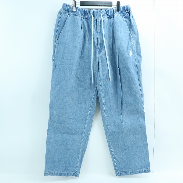 実際に弊社で買取させて頂いたA BATHING APE/アベイシングエイプ ONE POINT EASY 2 PLEAT DENIM PANT/2タック デニムパンツ/L