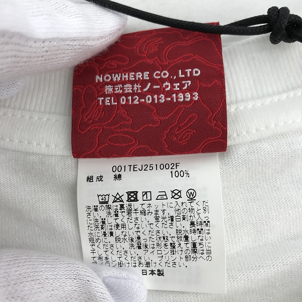 実際に弊社で買取させて頂いた【未使用】A BATHING APE/アベイジングエイプ 30TH ANNIVERSARY APE HEAD TEE/30周年記念限定 エイプヘッド Tシャツ/Mの画像 3枚目