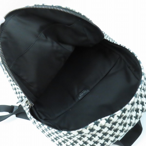 実際に弊社で買取させて頂いたJimmy Choo/ジミーチュウ WILMER/ウィルマー 千鳥柄 リュックサック/バックパックの画像 3枚目