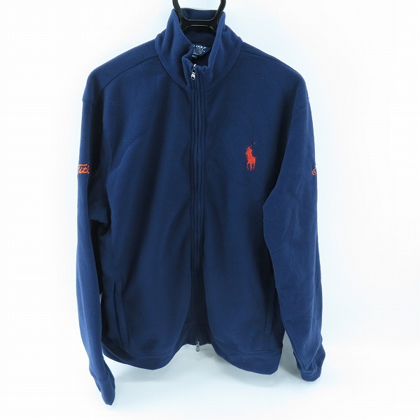 実際に弊社で買取させて頂いたPOLO GOLF×Titleist/ポロゴルフ×タイトリスト 胸刺繍 フリースジャケット ネイビー XL