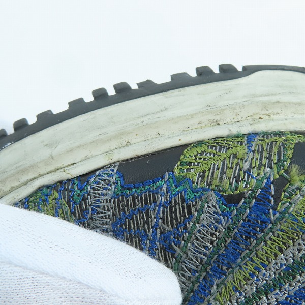 実際に弊社で買取させて頂いた(1)EMPORIO ARMANI/エンポリオ アルマーニ  ローカット スニーカー 総柄 X4C444/6の画像 6枚目