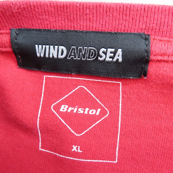 実際に弊社で買取させて頂いたWIND AND SEA×F.C.R.B./ウィンダンシー×エフシーレアルブリストル 19AW FCRB-192121 SUPPORTER TEE FCRB-192121 XLの画像 2枚目