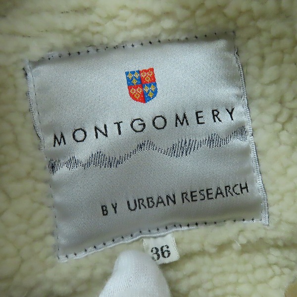 実際に弊社で買取させて頂いたMONTGOMERY×URBAN RESEARCH/モンゴメリー×アーバンリサーチ ダッフルコート/ロングコート 36の画像 2枚目