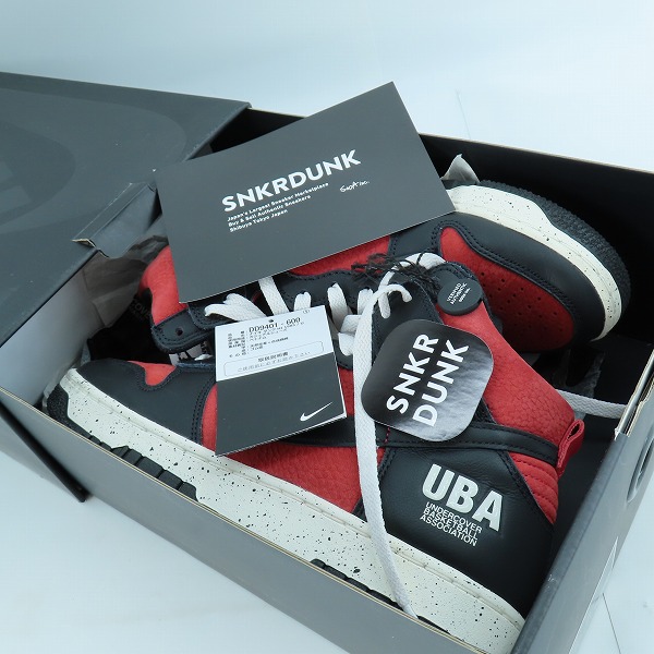 実際に弊社で買取させて頂いたNIKE×UNDERCOVER/ナイキ×アンダーカバー DUNK HIGH UBA/ダンクハイ DD9401-600/25の画像 8枚目