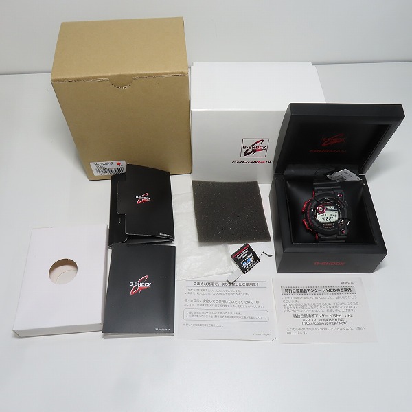 実際に弊社で買取させて頂いたG-SHOCK/Gショック FROGMAN/フロッグマン 2011年バーゼル 限定200個 腕時計 GWF-T1000BS-1JRの画像 8枚目