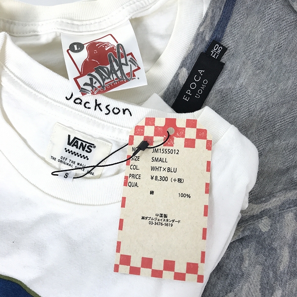 実際に弊社で買取させて頂いた【おまとめ/未使用含む】エポカウォモ/バンズ/エクストララージ 等 Tシャツ/ジップアップジャケット 他の画像 1枚目