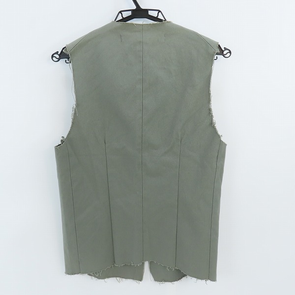 実際に弊社で買取させて頂いたDIRAIN/ディレイン ベスト 切りぱっなし　D-M-V-01/1の画像 1枚目