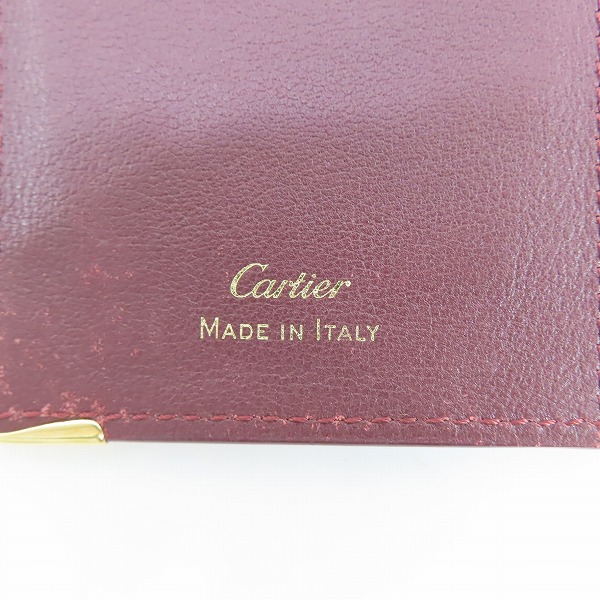 実際に弊社で買取させて頂いたCartier/カルティエ マストライン レザー名刺入れ/カードケースの画像 4枚目