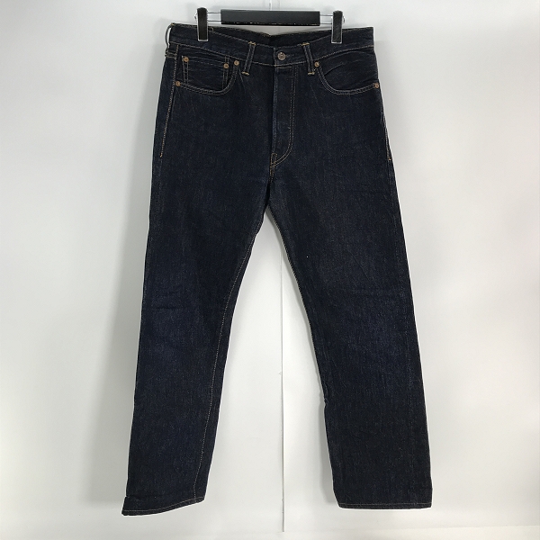 実際に弊社で買取させて頂いたLevis/リーバイス LVC 501XX 復刻 刻印 093 赤耳 ビッグE 47年モデル デニムパンツ トルコ製 47501-0078/W32L34