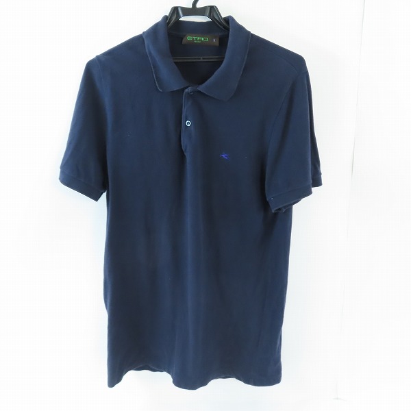 実際に弊社で買取させて頂いたETRO/エトロ 襟下ロゴプリント 半袖ポロシャツ S