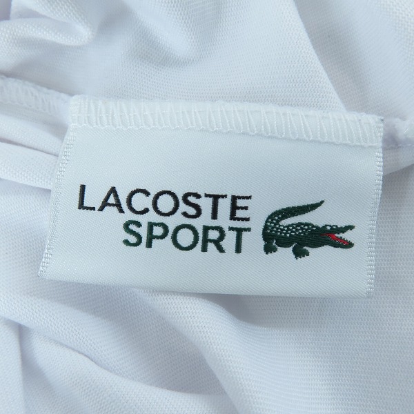 実際に弊社で買取させて頂いたLACOSTE/ラコステ LACOSTE SPORT/ラコステスポーツ ロゴ＆ネット テニスウエア/Lの画像 5枚目