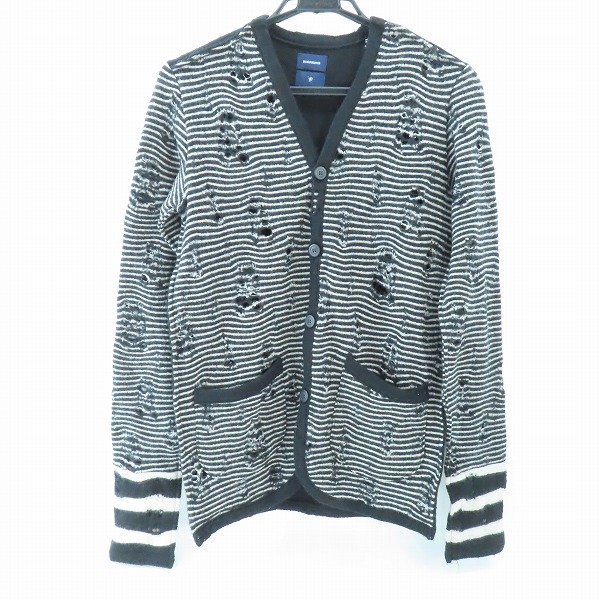 実際に弊社で買取させて頂いたMIHARA YASUHIRO/ミハラヤスヒロ ダメージカーディガン 61603598/S