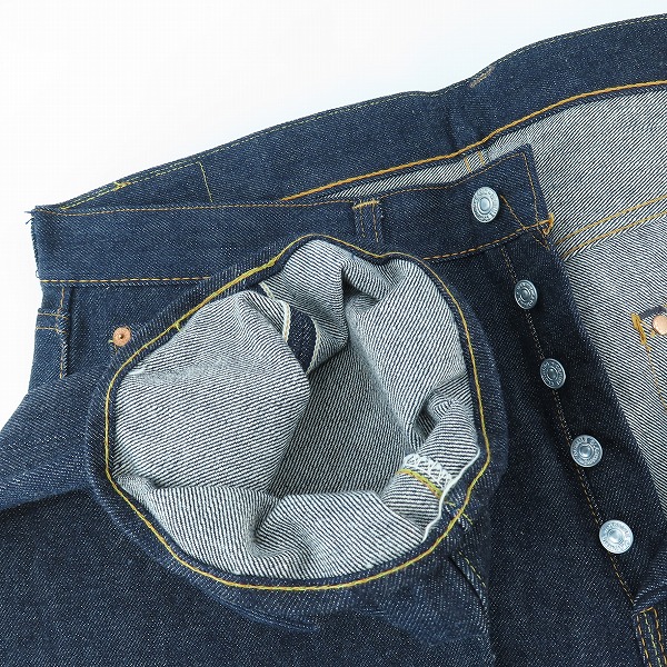 実際に弊社で買取させて頂いたDENIME/ドゥニーム Lot.272 ストレート デニムパンツ W36の画像 2枚目