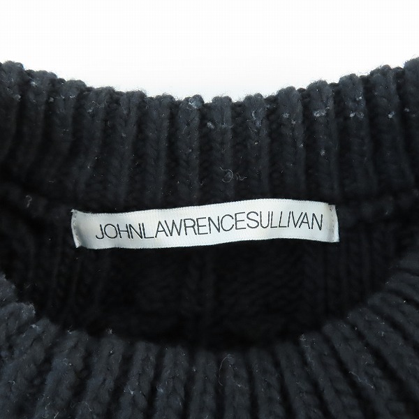 実際に弊社で買取させて頂いたJOHN LAWRENCE SULLIVAN/ジョンローレンスサリバン 22AW ZIP デザイン フィッシャーマン ニットセーター 4B003-0522-39/Mの画像 2枚目