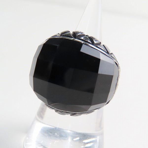 実際に弊社で買取させて頂いたCORE JEWELS/コアジュエルス カットオニキス リング/17.5号