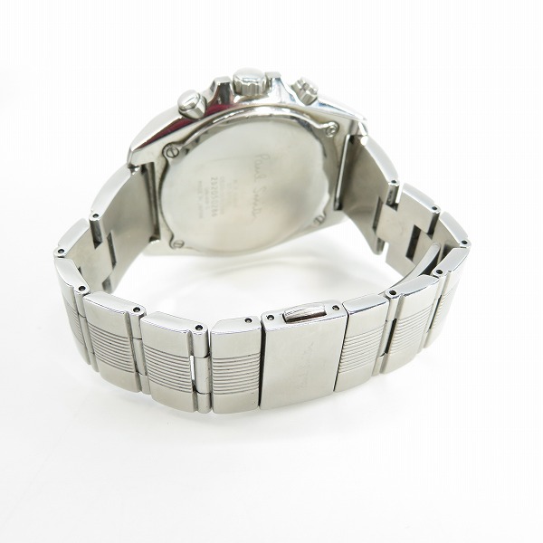 実際に弊社で買取させて頂いたPaul Smith/ポールスミス クロノグラフ クォーツ腕時計 BA4-612-51の画像 2枚目