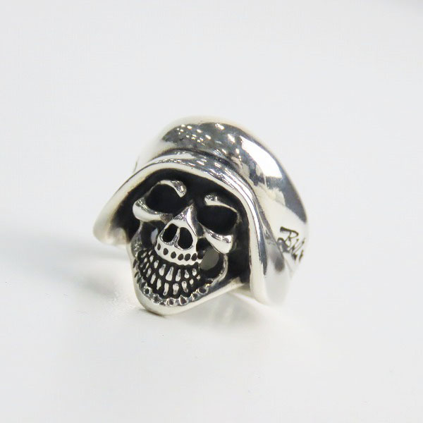 実際に弊社で買取させて頂いたBWL/ビルウォールレザー GERMAN HELMET SKULL/ジャーマン ヘルメット スカルリング 15号