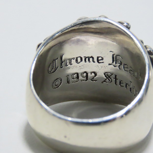 実際に弊社で買取させて頂いたCHROME HEARTS/クロムハーツ キーパーリング 20号の画像 6枚目