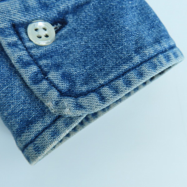 実際に弊社で買取させて頂いたPOLO RALPH LAUREN COUNTRY/ポロラルフローレンカントリー ヴィンテージ デニムシャツ/M の画像 6枚目
