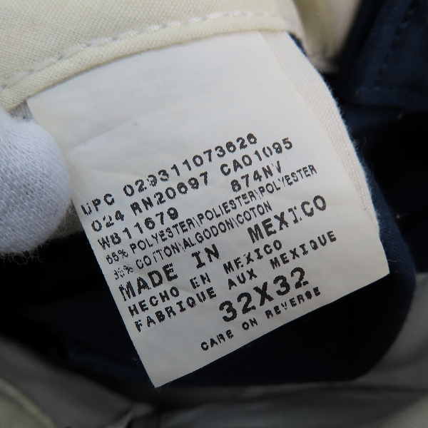 実際に弊社で買取させて頂いたDickies/ディッキーズ IDEALジップ/メキシコ製 クルップドワークパンツ W32L32の画像 3枚目