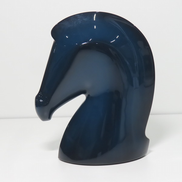 実際に弊社で買取させて頂いたHERMES/エルメス サマルカンド ペーパーウェイト 置物 オブジェ ネイビー系