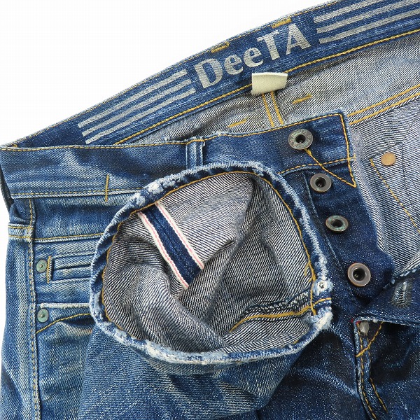 実際に弊社で買取させて頂いたDeeTA /ディータ ダーメージリペア デニムパンツ DTA-004D/30の画像 5枚目