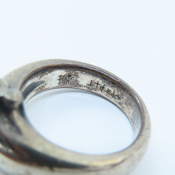 実際に弊社で買取させて頂いたBloodyMary/ブラッディマリー ボーン デザイン リング 2003年 クリスマス限定 19号の画像 6枚目