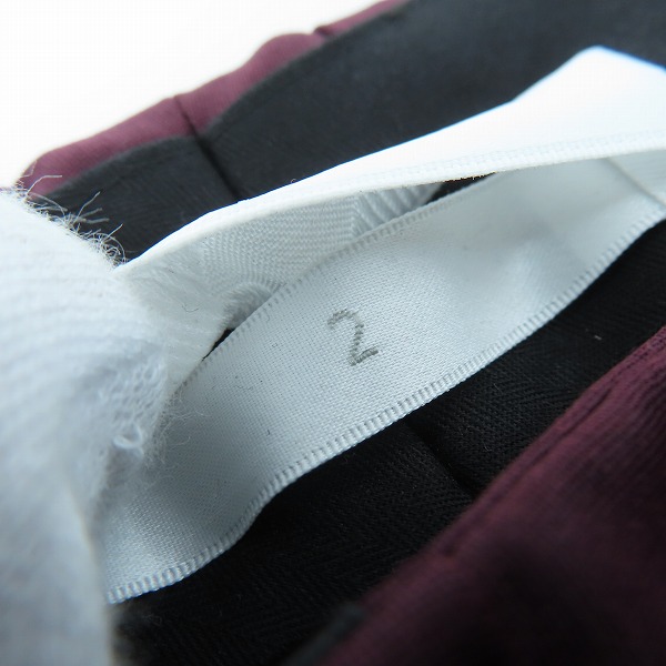 実際に弊社で買取させて頂いたETHOSENS/エトセンス ロープベルト スラックスパンツ ES120-71/2の画像 5枚目