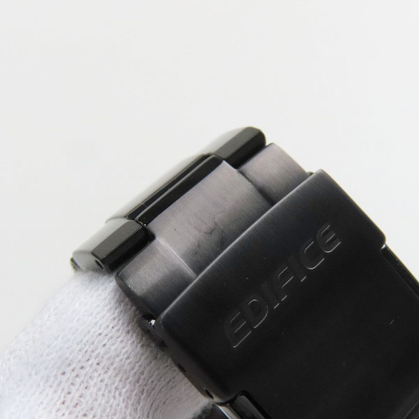 実際に弊社で買取させて頂いたCASIO/カシオ EDIFICE/エディフィス アナログ タフソーラー クロノグラフ デイト 腕時計 EQB-1000XYDC-1AJFの画像 5枚目