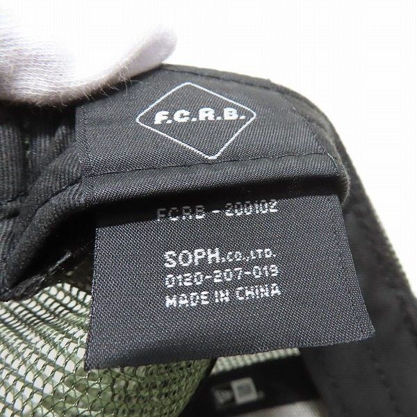 実際に弊社で買取させて頂いたF.C.Real Bristol×NEW ERA/エフシーレアルブリストル×ニューエラ メッシュキャップ FCRB-200102の画像 6枚目