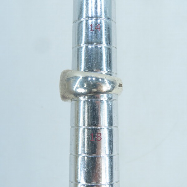 実際に弊社で買取させて頂いたBWL/ビルウォールレザー 18K HAPPY FACE ハッピーフェイス シグネット リング/16.5号の画像 7枚目