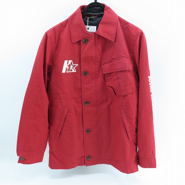 実際に弊社で買取させて頂いた【未使用】HYSTERIC GLAMOUR/ヒステリックグラマー 20SS STAR-WOMAN ライナー付 デッキジャケット 02201AB01/S