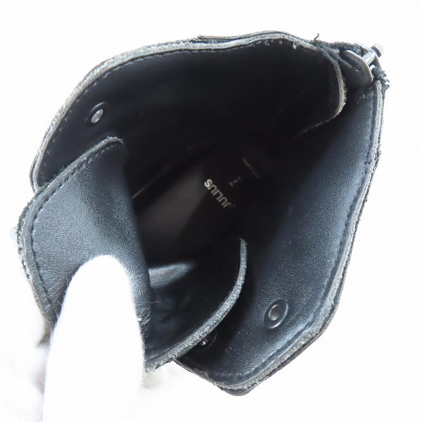 実際に弊社で買取させて頂いた【難有】JULIUS/ユリウス  バッグジップ ブーツの画像 4枚目