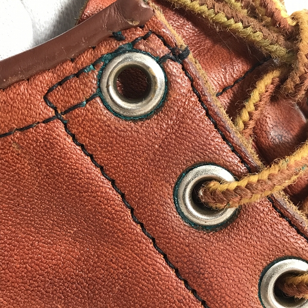 実際に弊社で買取させて頂いた【難あり】RED WING/レッドウィング 875 アイリッシュセッター 白四角犬タグUSA ヴィンテージ 7.5Eの画像 9枚目