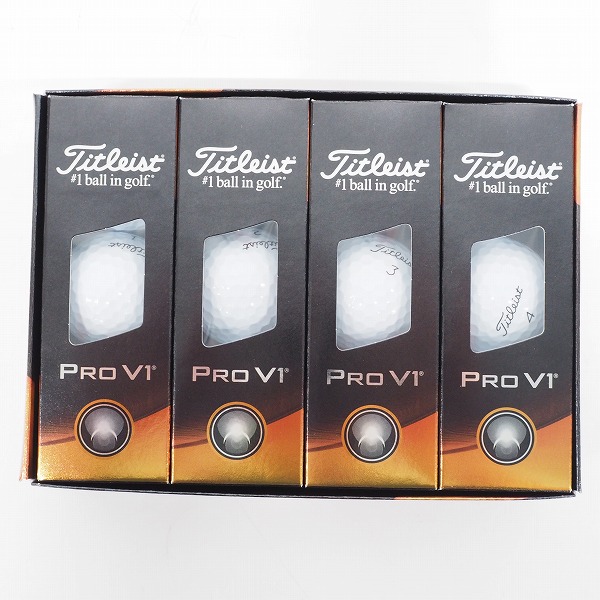 実際に弊社で買取させて頂いた【未使用】Titleist/タイトリスト PRO V1 ゴルフボール ホワイト 1ダース 