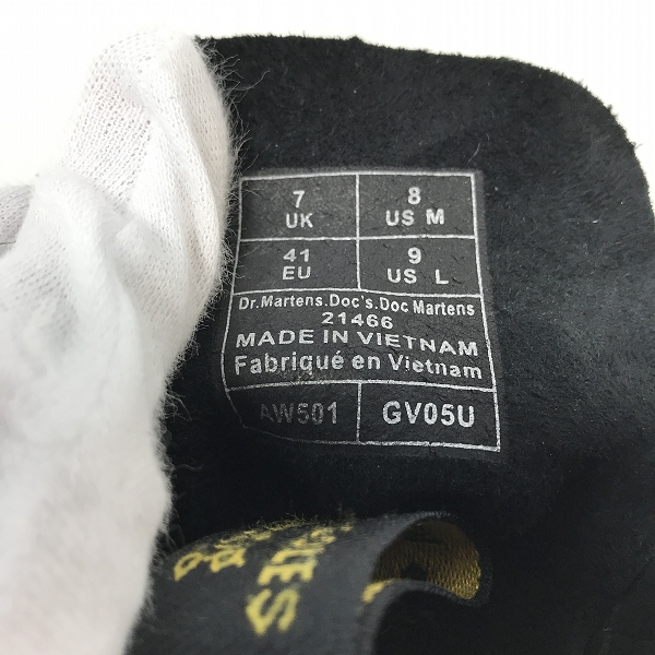 実際に弊社で買取させて頂いたDr.Martens/ドクターマーチン CORE 1460 8 EYELET BOOT スウェード 21466001 UK7の画像 5枚目