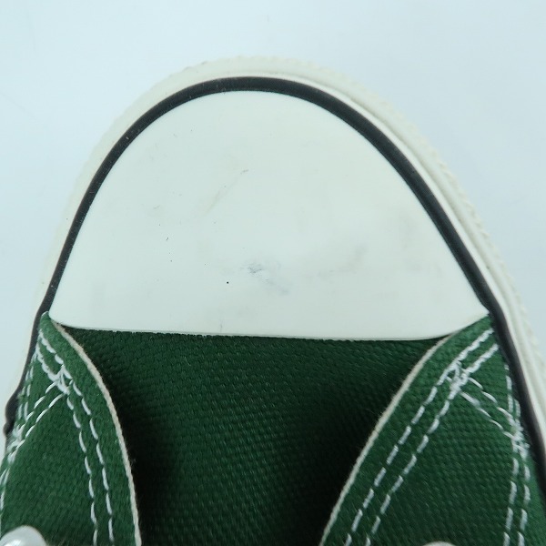 実際に弊社で買取させて頂いたCONVERSE/コンバース 日本製 ALL STAR/オールスター ハイカットスニーカー グリーン 3MH01/10.5の画像 7枚目