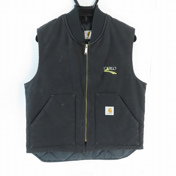 実際に弊社で買取させて頂いたCARHARTT/カーハート 中綿 ワークベスト ブラック/L