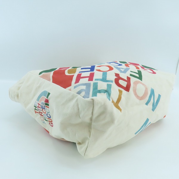 実際に弊社で買取させて頂いたTHE NORTH FACE × GUCCI/ノースフェイス×グッチ ノベルティ トートバッグの画像 2枚目