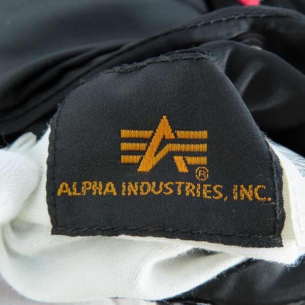 実際に弊社で買取させて頂いたALPHA INDUSTRIES×nano universe/アルファインダストリーズ×ナノユニバース リバーシブル MA-1 フライトジャケット/Mの画像 4枚目