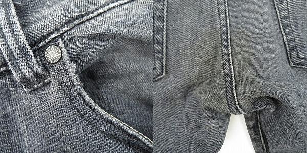 実際に弊社で買取させて頂いたETRO/エトロ SLIM FIT 裏地ペイズリー柄 スキニーデニムパンツ 30の画像 8枚目