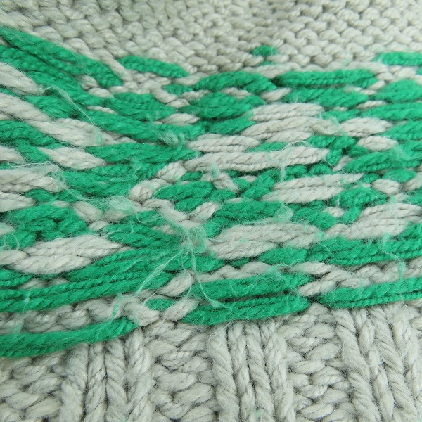 実際に弊社で買取させて頂いたJUNYA WATANABE MAN/ジュンヤワタナベマンノースリーブ ニット ベスト AD2004 WO-N002/Lの画像 6枚目