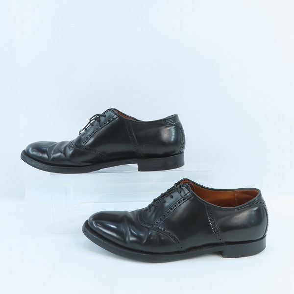 実際に弊社で買取させて頂いたAlden/オールデン 993 レザー コードバン サドルシューズ/9.5の画像 3枚目