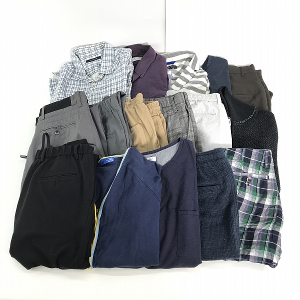 実際に弊社で買取させて頂いた【おまとめ】ユナイテッドアローズ/ビームス/アーバンリサーチ 等 半袖カットソー/イージーパンツ/サマーニット 他