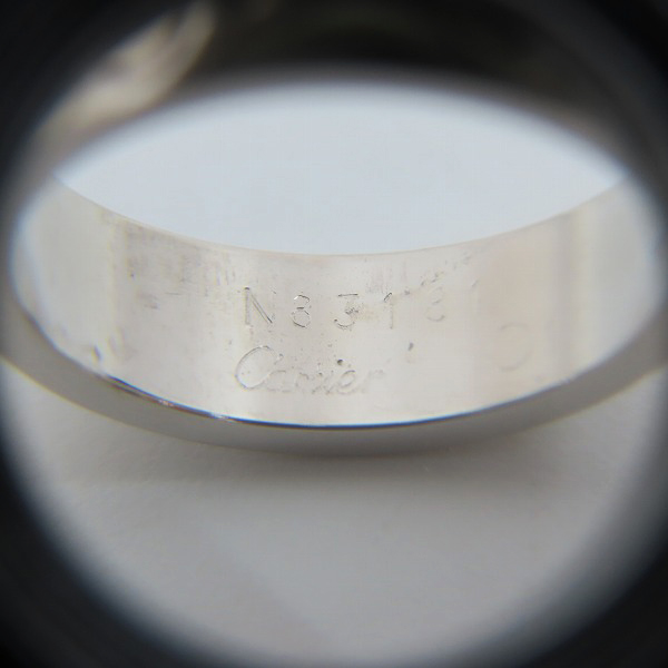 実際に弊社で買取させて頂いたCartier/カルティエ ラブリング 750/K18WG/ホワイトゴールド 56/15号の画像 6枚目