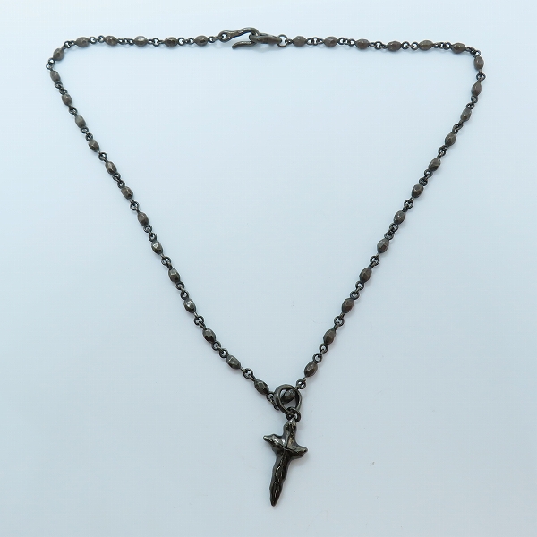 実際に弊社で買取させて頂いたBloody Mary/ブラッディマリー ステールラペンダント ブラック/クロストップ/ チェーンネックレスの画像 8枚目