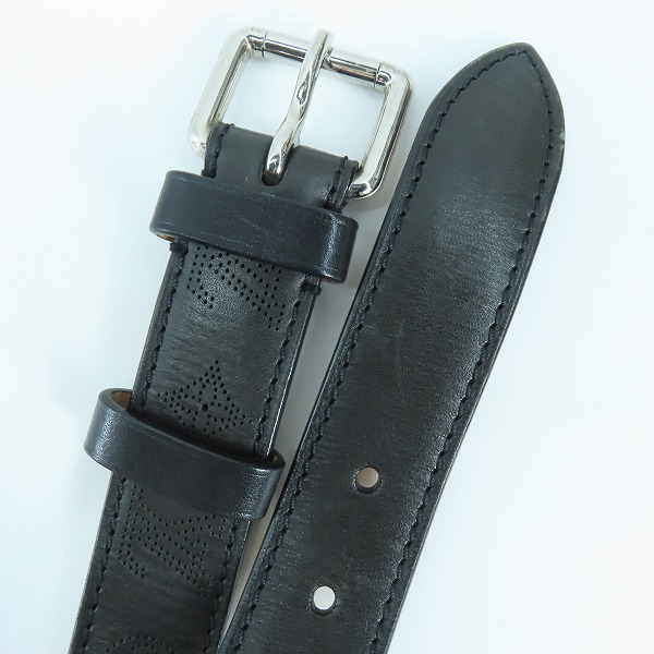 実際に弊社で買取させて頂いたLOUIS VUITTON/ルイヴィトン サンチュール・ペルフォ マヒナ モノグラムパンチング ベルトレザー M6931/CA1016の画像 1枚目